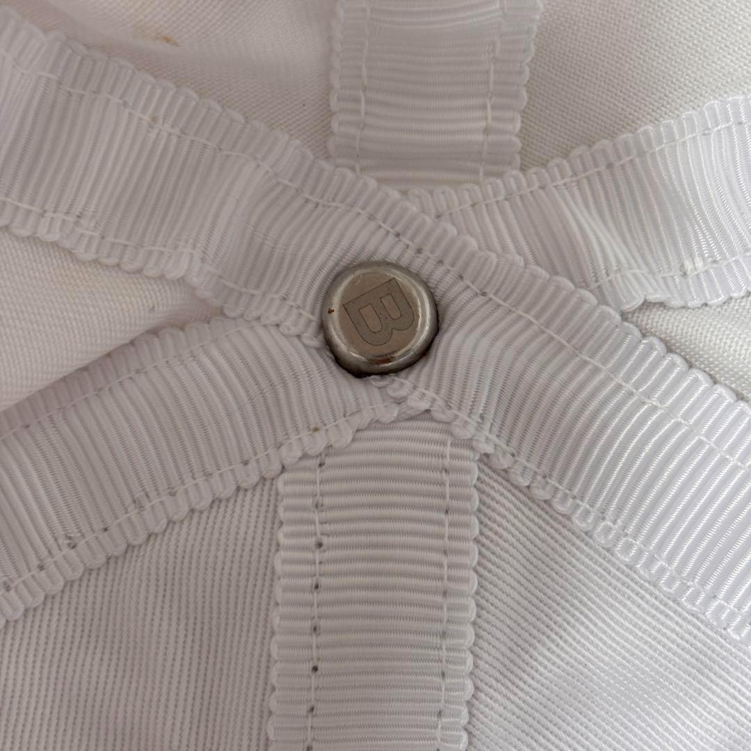 【人気 】バレンシアガ ベースボールキャップ ユニセックス ホワイト ロゴ刺繍