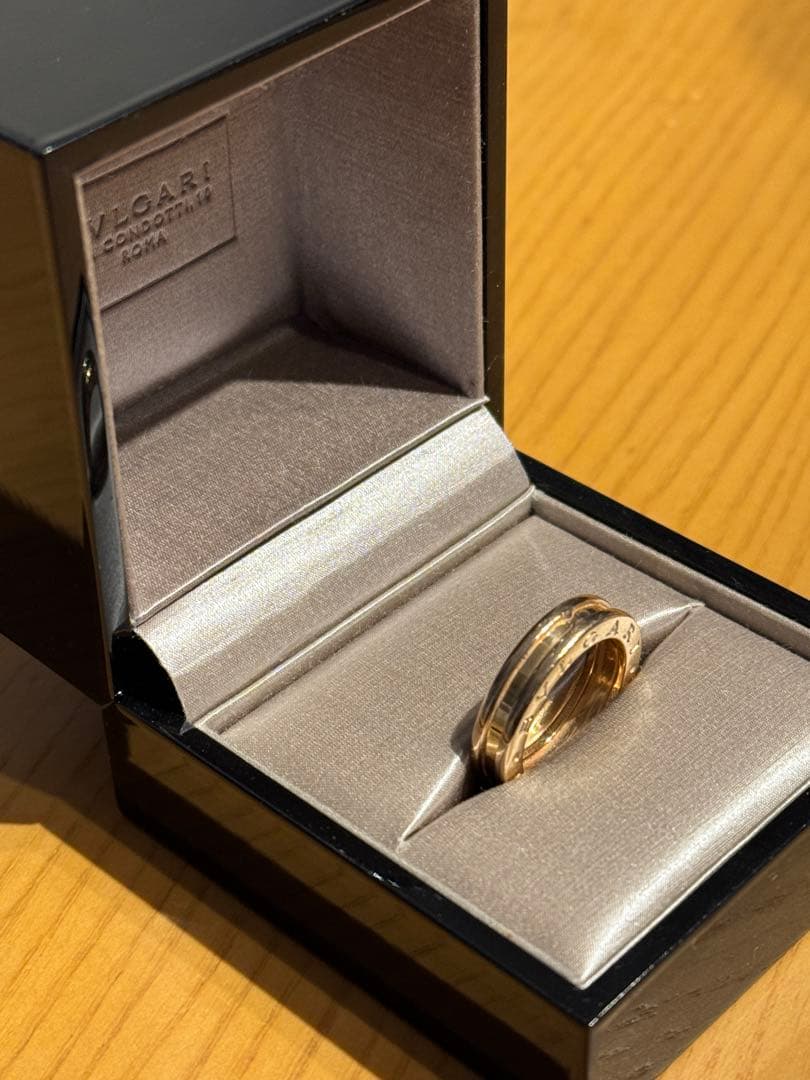 BVLGARI ピンクゴールドリング 専用ボックス付き