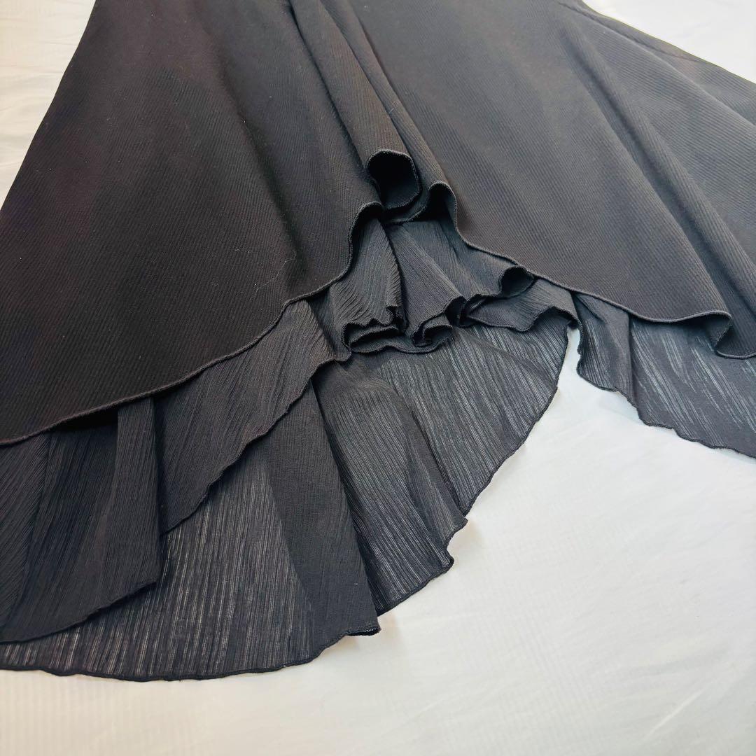 タグ付き 未使用 misekiseoul ロング レイヤード フレア スカート