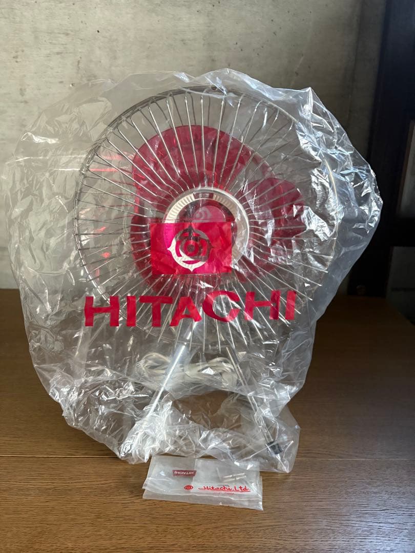 当時物 【HITACHI 日立】昭和レトロ 扇風機 D-443 元箱付き 小型