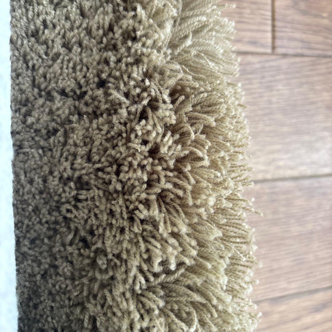 【新品】MOMO NATURAL(モモナチュラル)シャギーラグ　大判