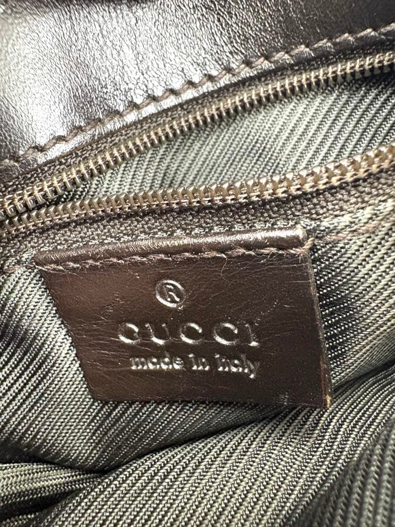 GUCCI グッチ　GGロゴ　ウエストバッグ　ショルダーバッグ　ジョッキー