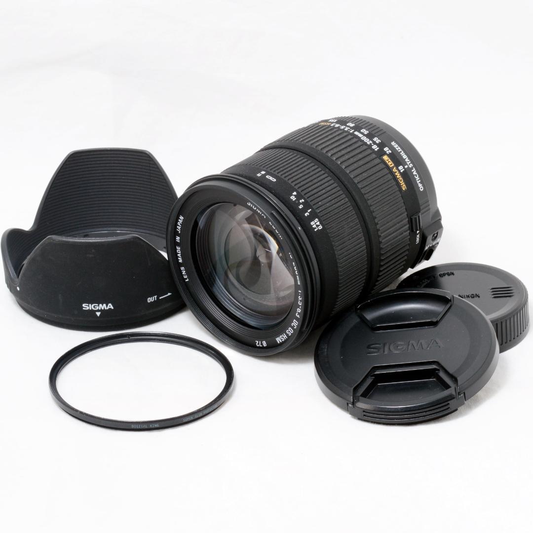 ⭐️完動品⭐️SIGMA シグマ 18-200mm DC OS HSM ニコン用