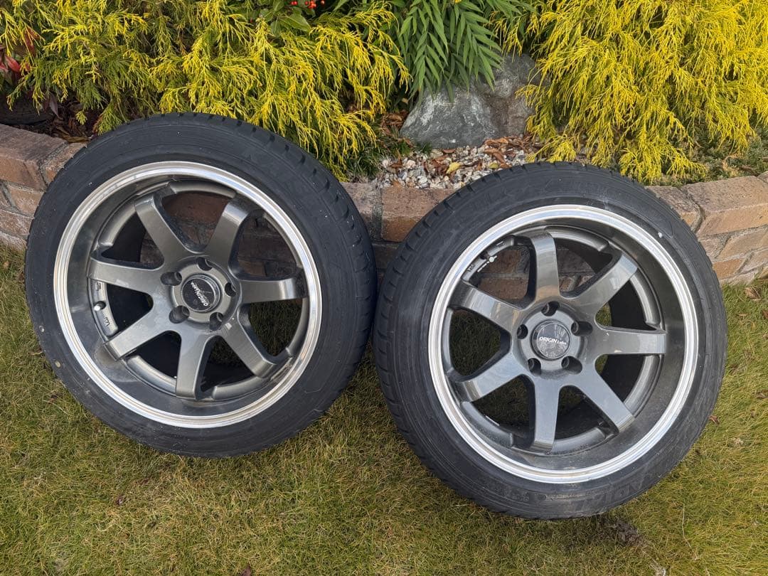 た*そ様 「引き取り限定」オリジン 17インチ 114.3 9.5J ＋15 5