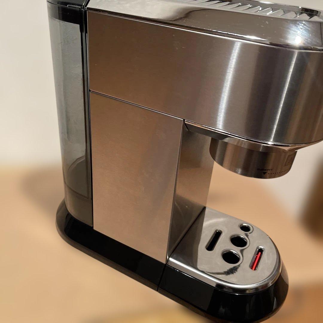 De'Longhi エスプレッソマシン シルバー/ブラック