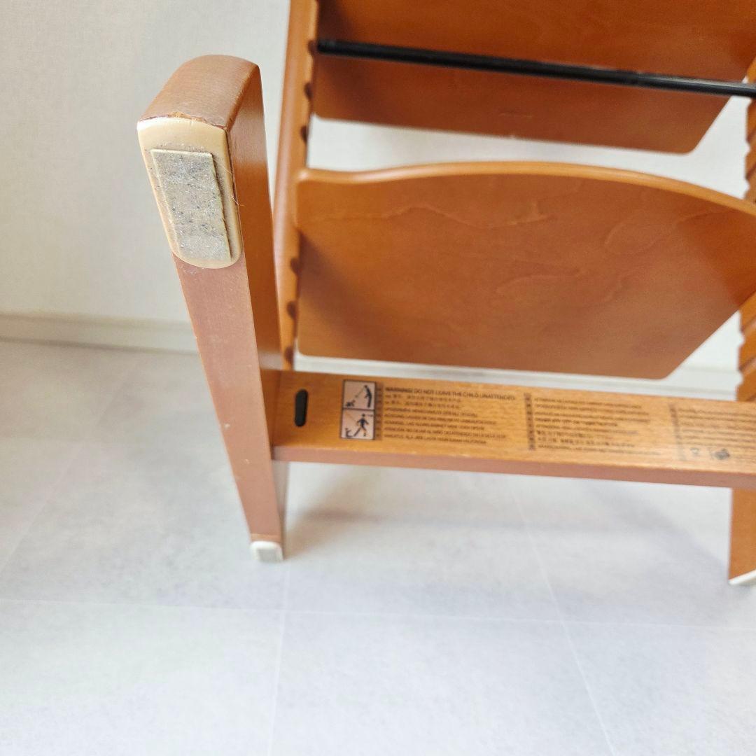STOKKE シリアル5〜 ベビーチェア 付属品有り 木製 チェリー色