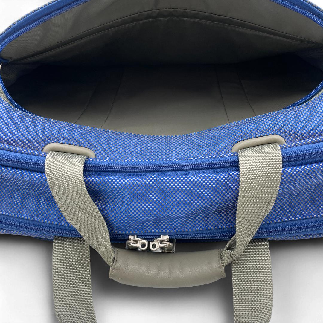 良品 TUMI ビジネスバッグ ナイロン ブルー 22121IN