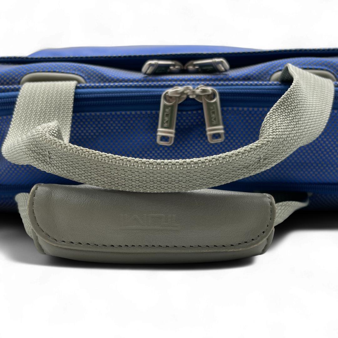 良品 TUMI ビジネスバッグ ナイロン ブルー 22121IN