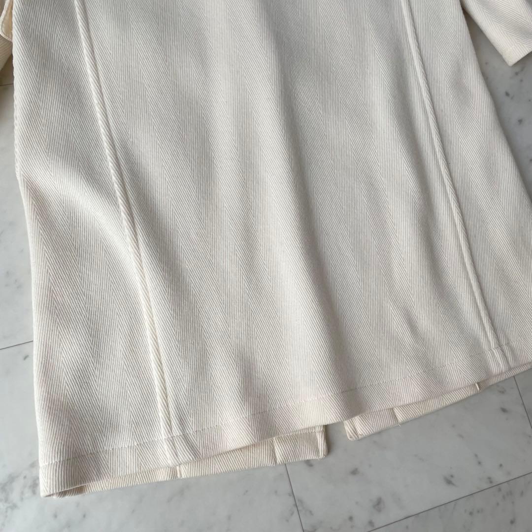 美品✨23区 ヘリンボーン ダッフルコート 定価8万 クリーニング済 サイズ40