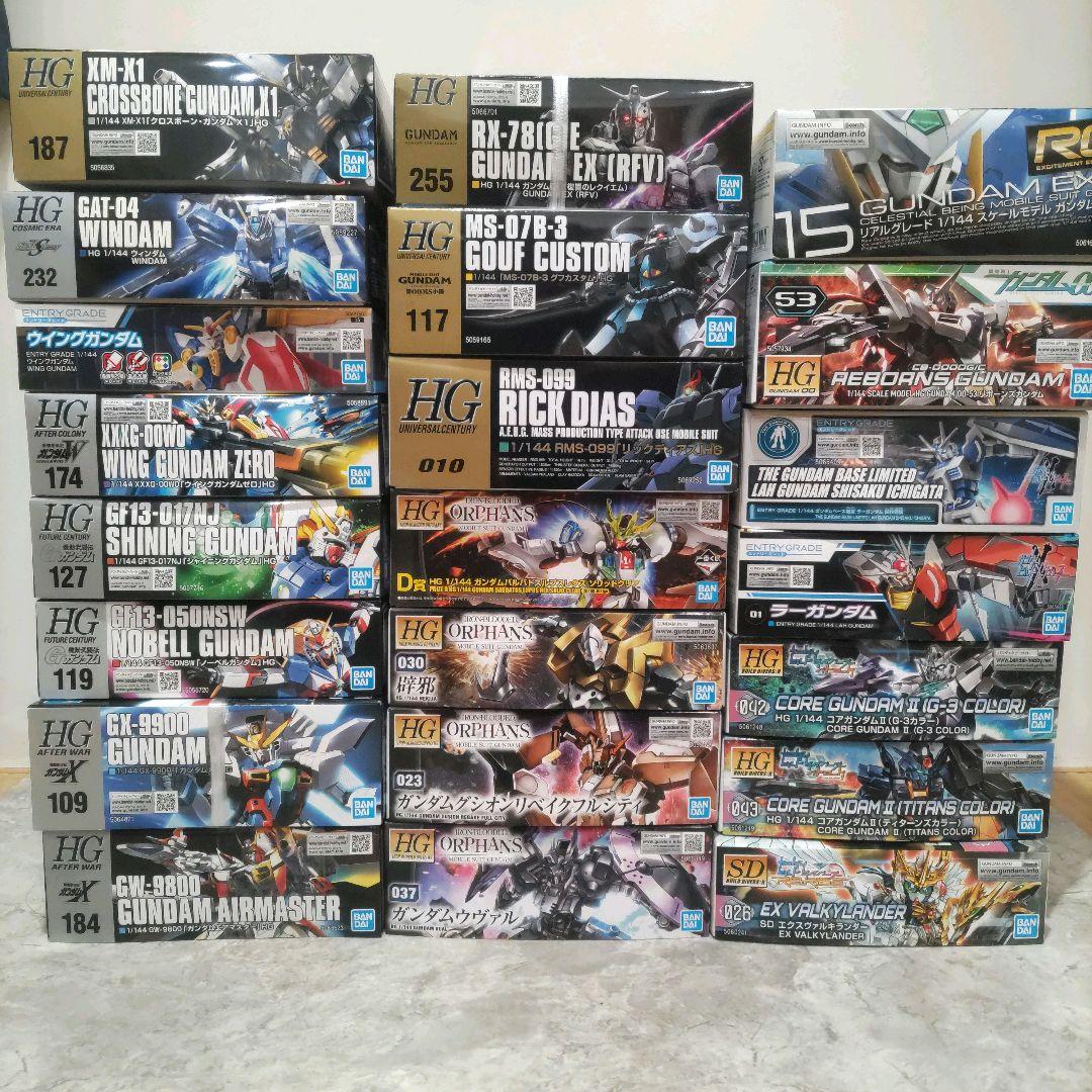 ガンプラまとめ売り 定価20％オフ 新品未組立 HG EG RG