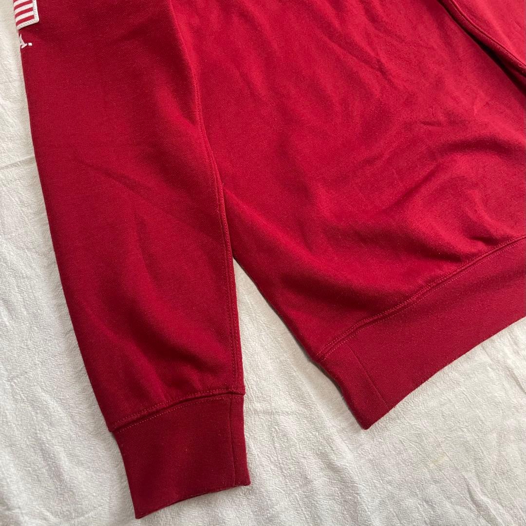 【極希少】Polo Ralph Lauren アーチロゴ 刺繍 パーカー 星条旗