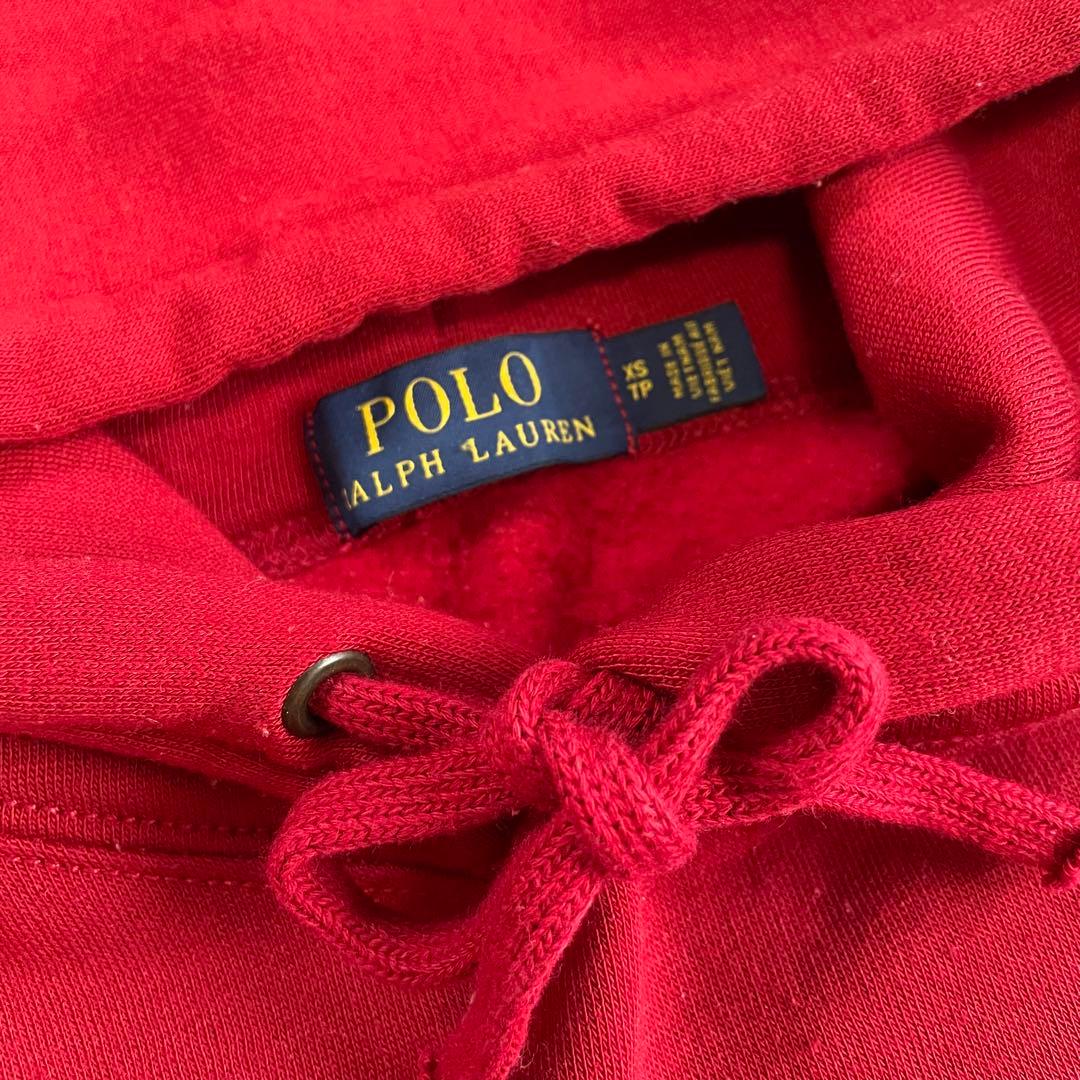 【極希少】Polo Ralph Lauren アーチロゴ 刺繍 パーカー 星条旗