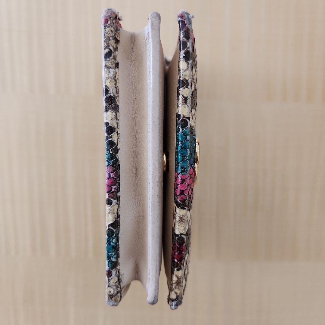 GUCCI グッチ パイソン スモール ウォレット　折り財布