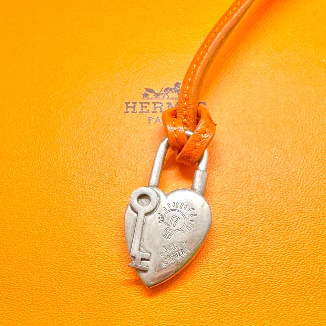 HERMES 2004年限定 カデナ ファンタジー ハート ネックレス ロック