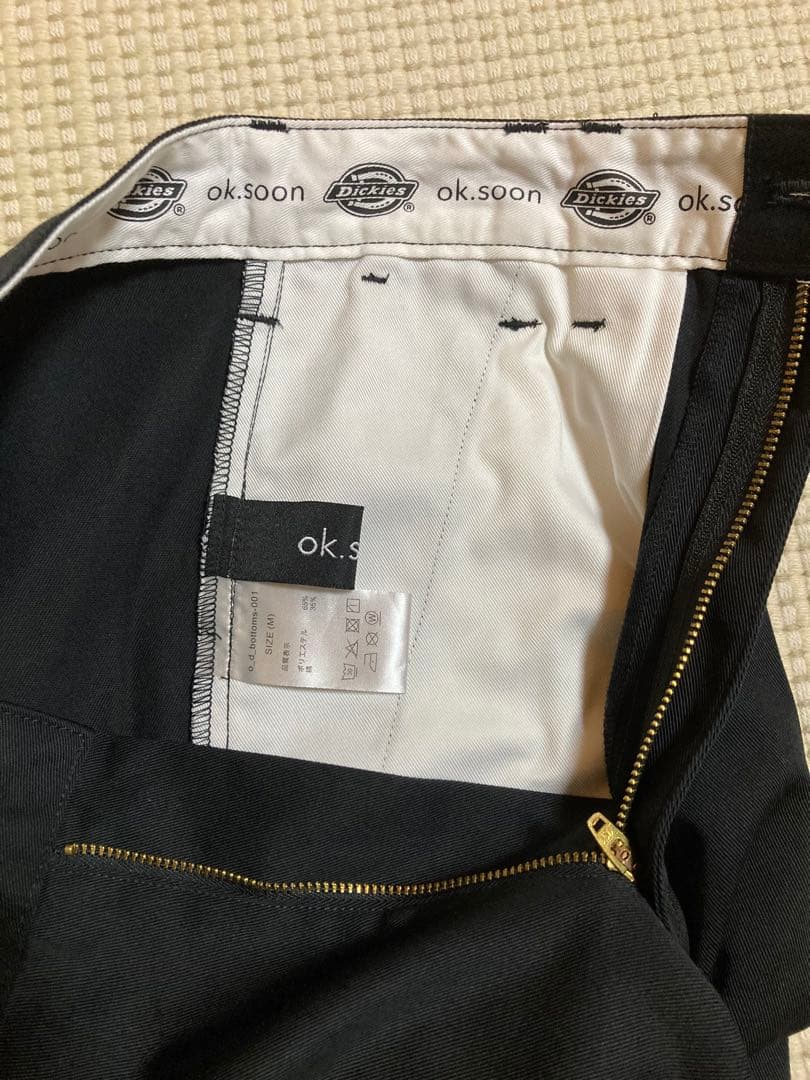 ok.soon×dickies 2tuck tapered チノ　オクスン
