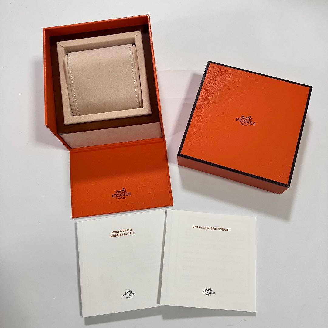 極美品　エルメス　腕時計　ケース　空箱　現行品　保証書　取扱説明書付き