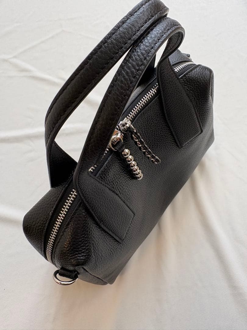 【ear PAPILLONNER】スタッズボストンバッグ　ブラック