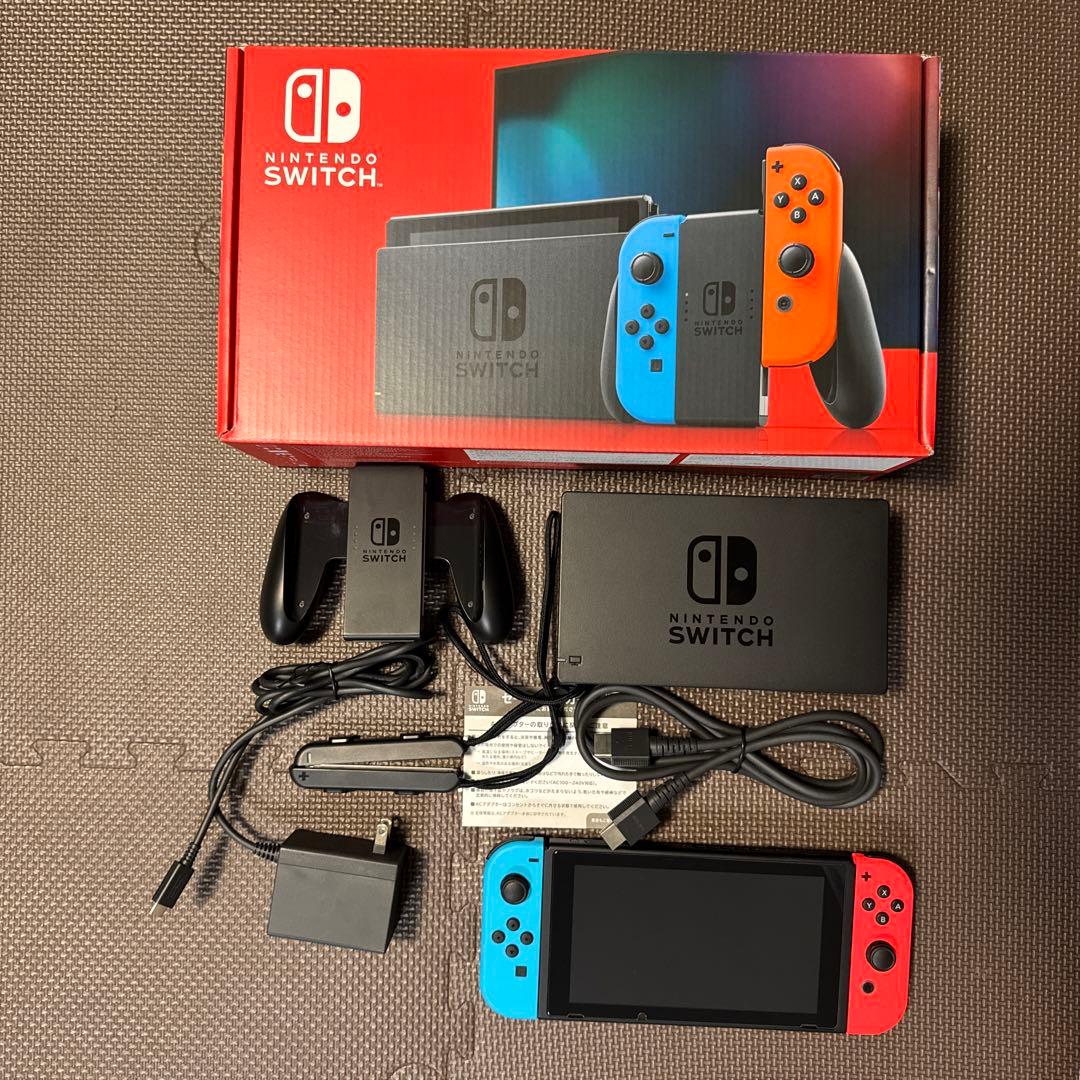 【付属品完備】Nintendo Switch 本体 HAD-S-KABAA