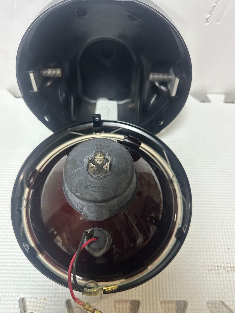 当時物希少CIBIE黒リムW反射ビームヘッドライト/検索シビエマーシャル