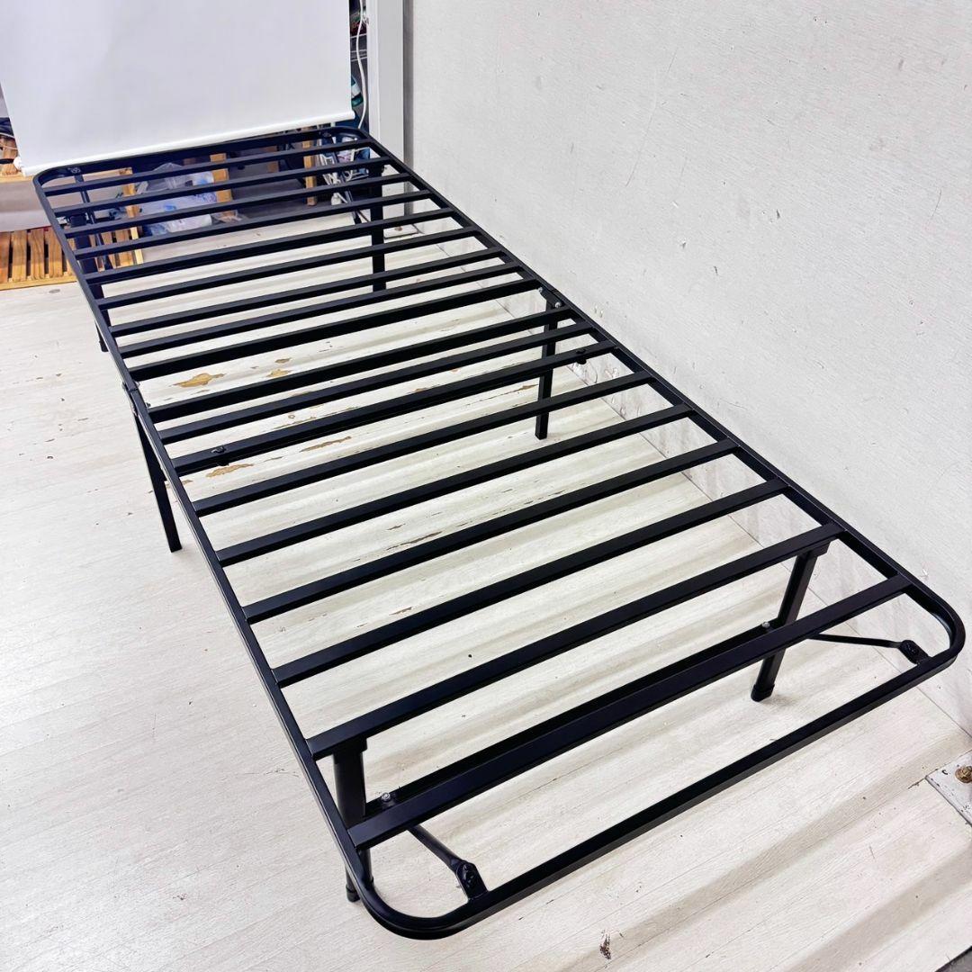 24490 折りたたみセミシングルパイプベッドフレーム