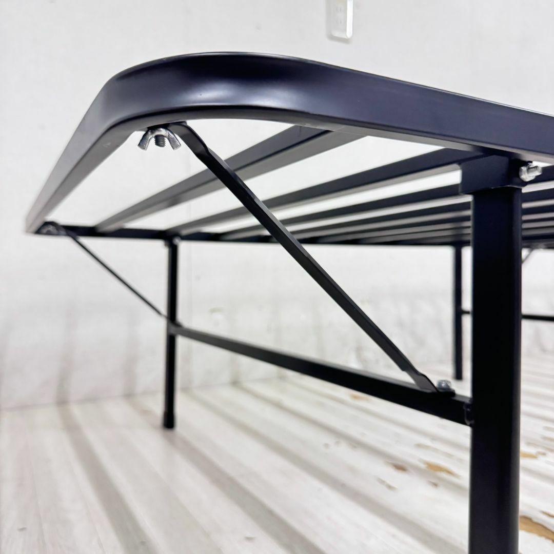 24490 折りたたみセミシングルパイプベッドフレーム