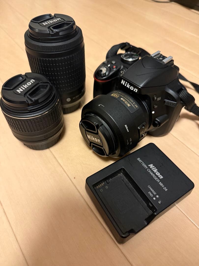 Nikon D3300 レンズ3つ付き