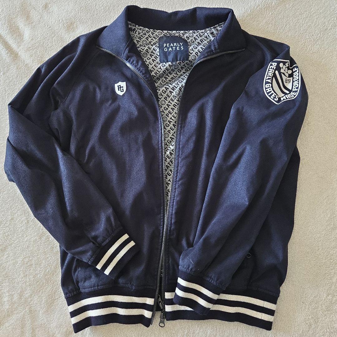 k*u様 美品 PEARLY GATES ネイビー ジップアップ ブルゾン サイ