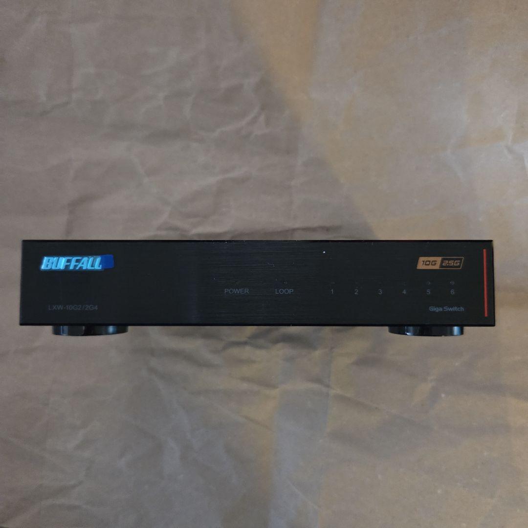 BUFFALO LXW-10G2/2G4 6ポートスイッチングハブ