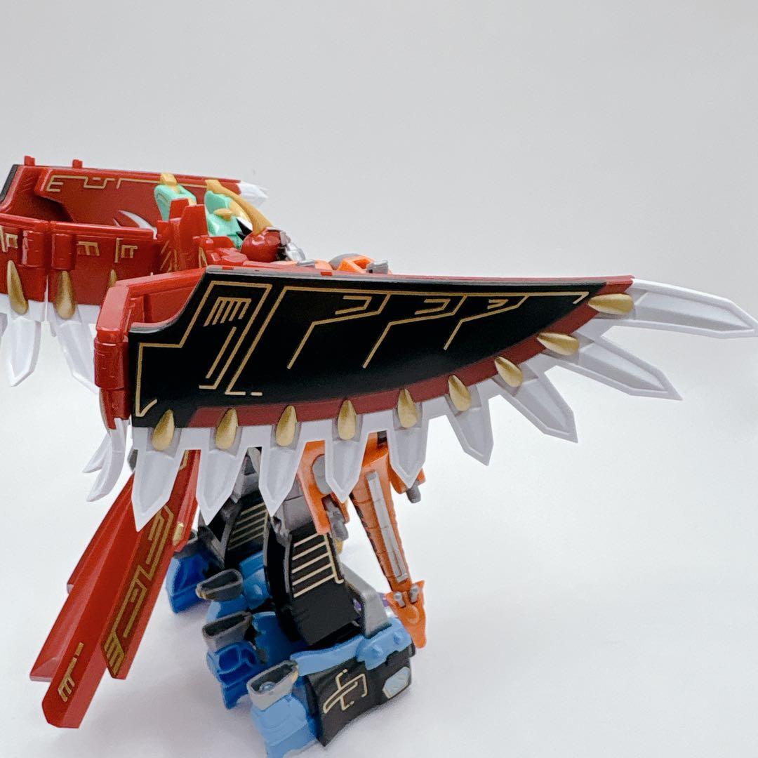 【美品】SMP 百獣戦隊ガオレンジャー ガオイカロス 説明書 武器パーツあり