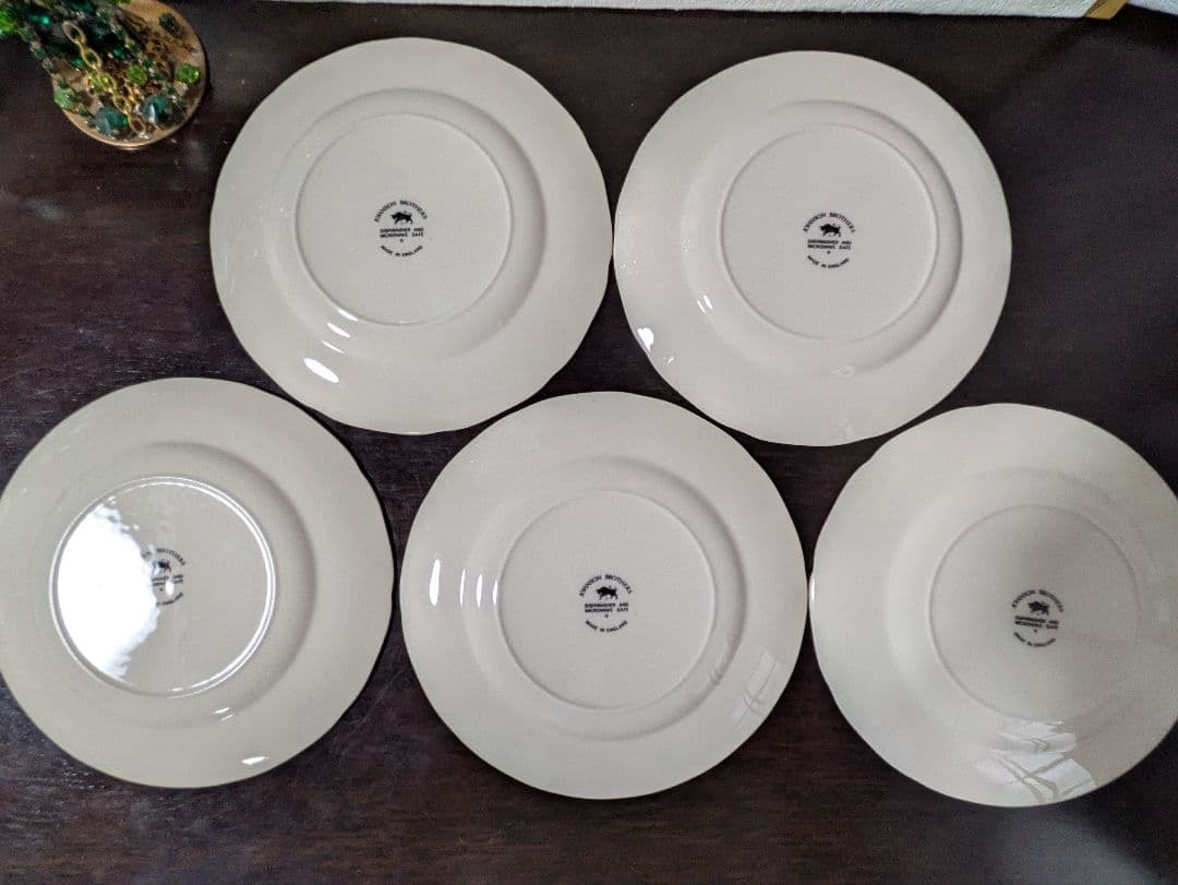 JOHNSON BROTHERS 花柄プレート 5枚セット　未使用　お値下げ中