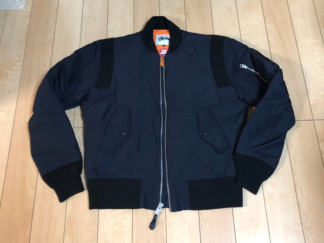 チ*ン様 STUSSY MA-1 ステューシー　メンズ　サイズM