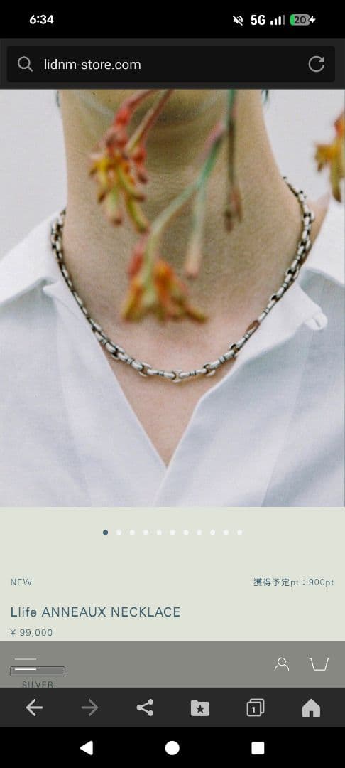 アクセサリー LIDNM Llife ANNEAUX NECKLACE