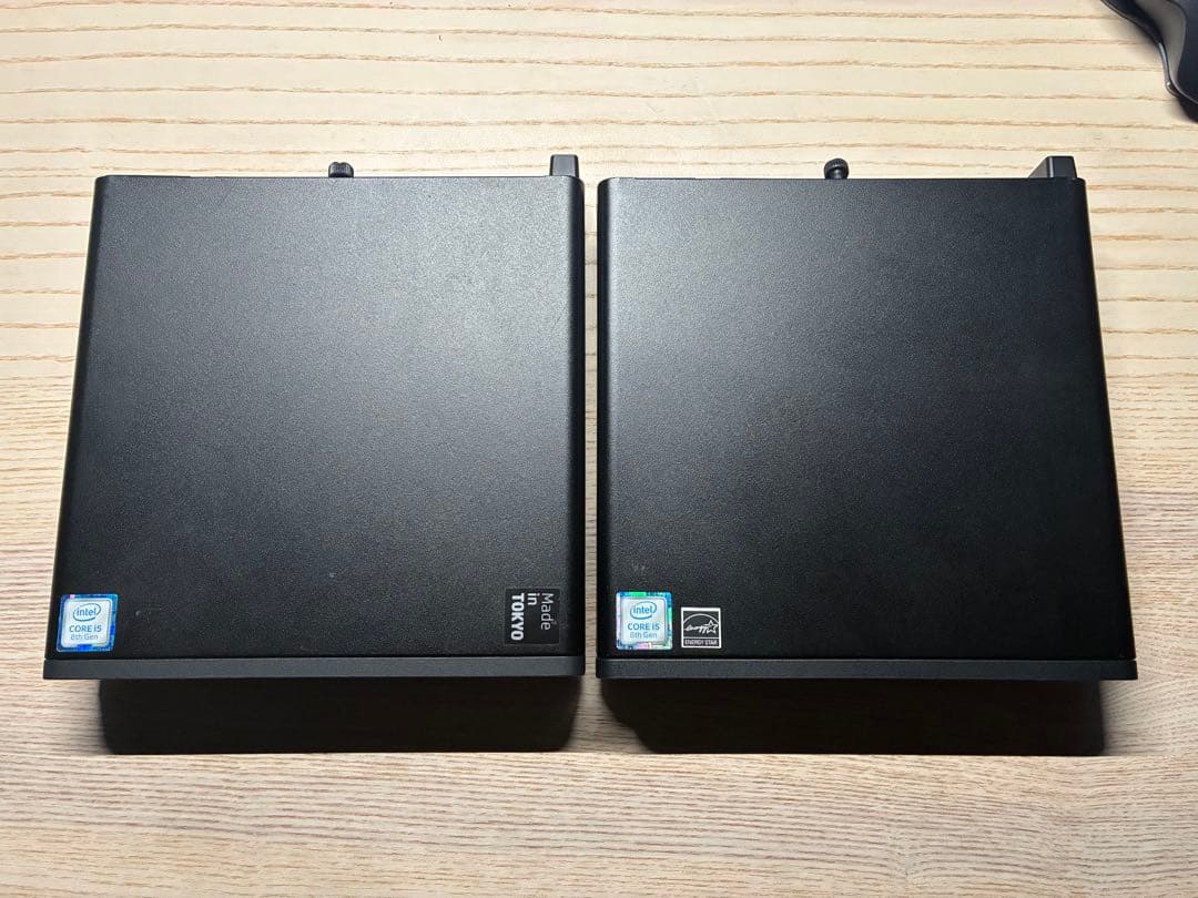 2台セットHP ProDesk 400 G4 DM + BenQ モニター