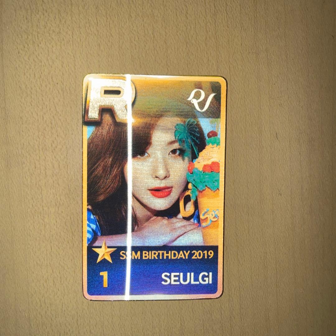 red velvet スルギ　SSM birthday トレカ