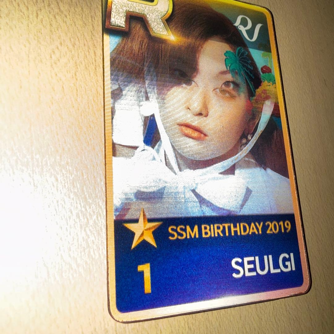 red velvet スルギ　SSM birthday トレカ