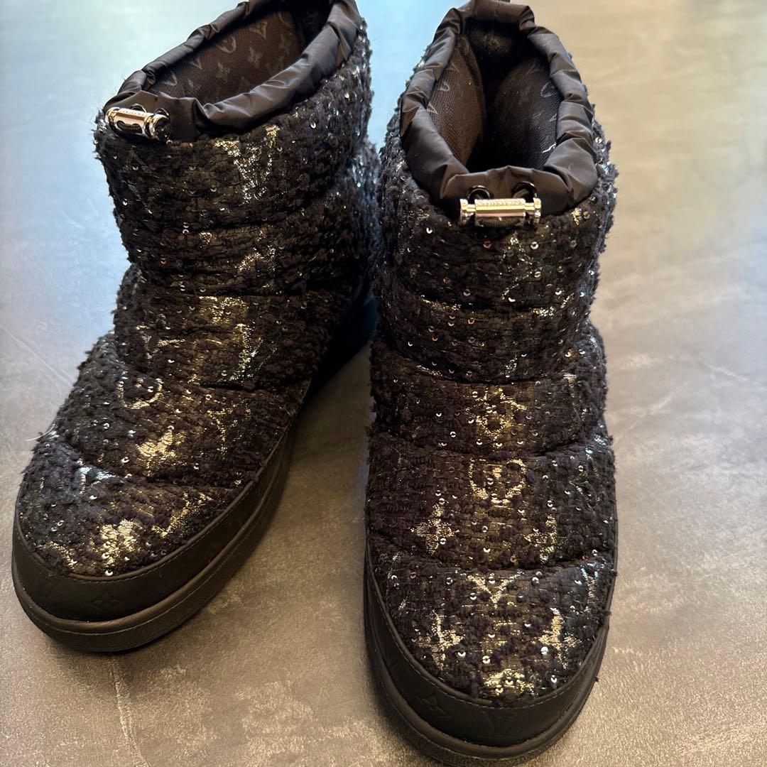 ルイヴィトンラメ黒ブーツ 37yamapuさん専用です