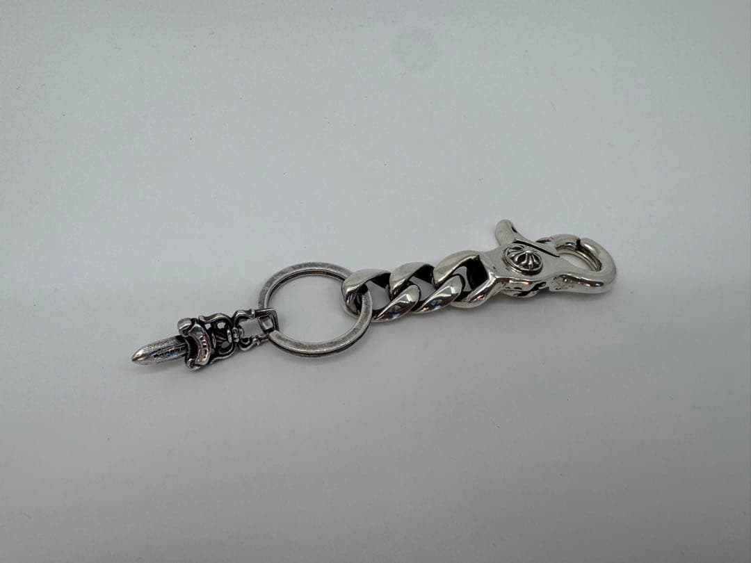 【正規品】CHROME HEARTS クラシックキーチェーン クリップ ショート