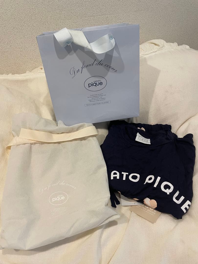 【gelato pique】アイス柄 接触冷感パジャマ(上下)