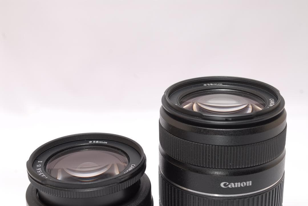 ⭐すぐ始めれる　付属品多数⭐Cannon kiss X5 ダブルレンズセット