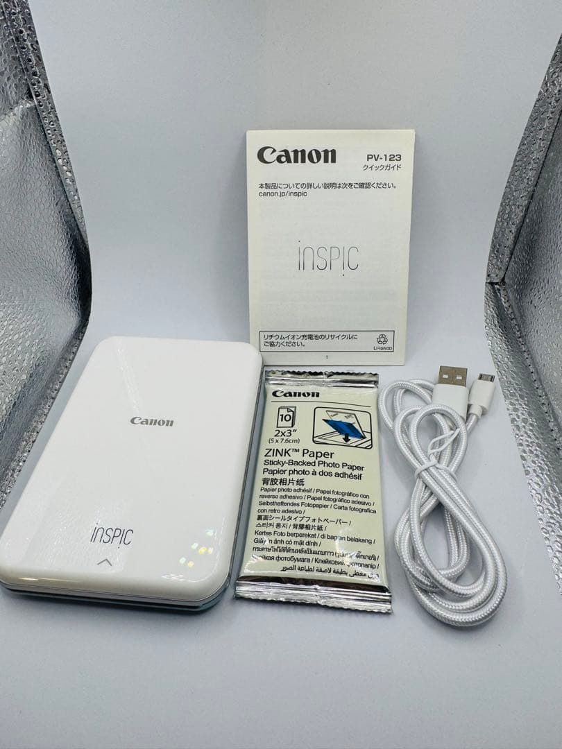 美品Canon PV-123 ミニプリンターiNSPiC