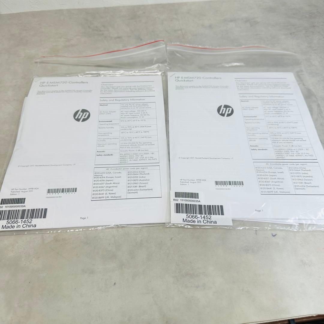 動作未HP MSM 720 WirelessController J9693A