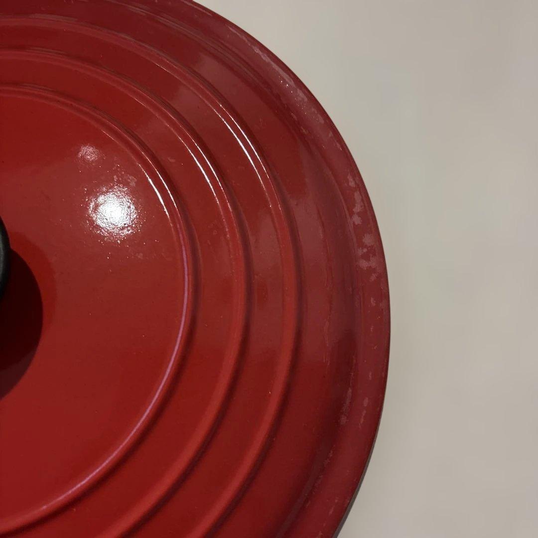 LE CREUSET 赤 ホーロー鍋 26蓋付き