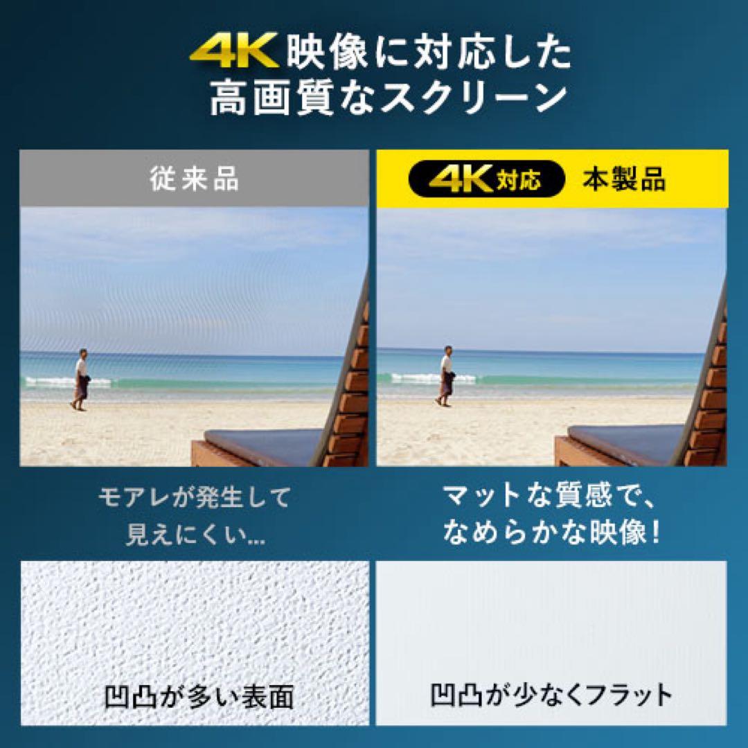 プロジェクタースクリーン 壁掛け式 100インチ　引取可【浜松市中央区】