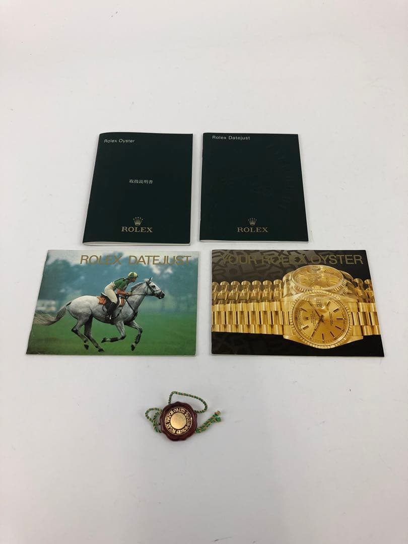 S*e様 ロレックス　空き箱　外箱　内箱　小冊子　取説　グリーン