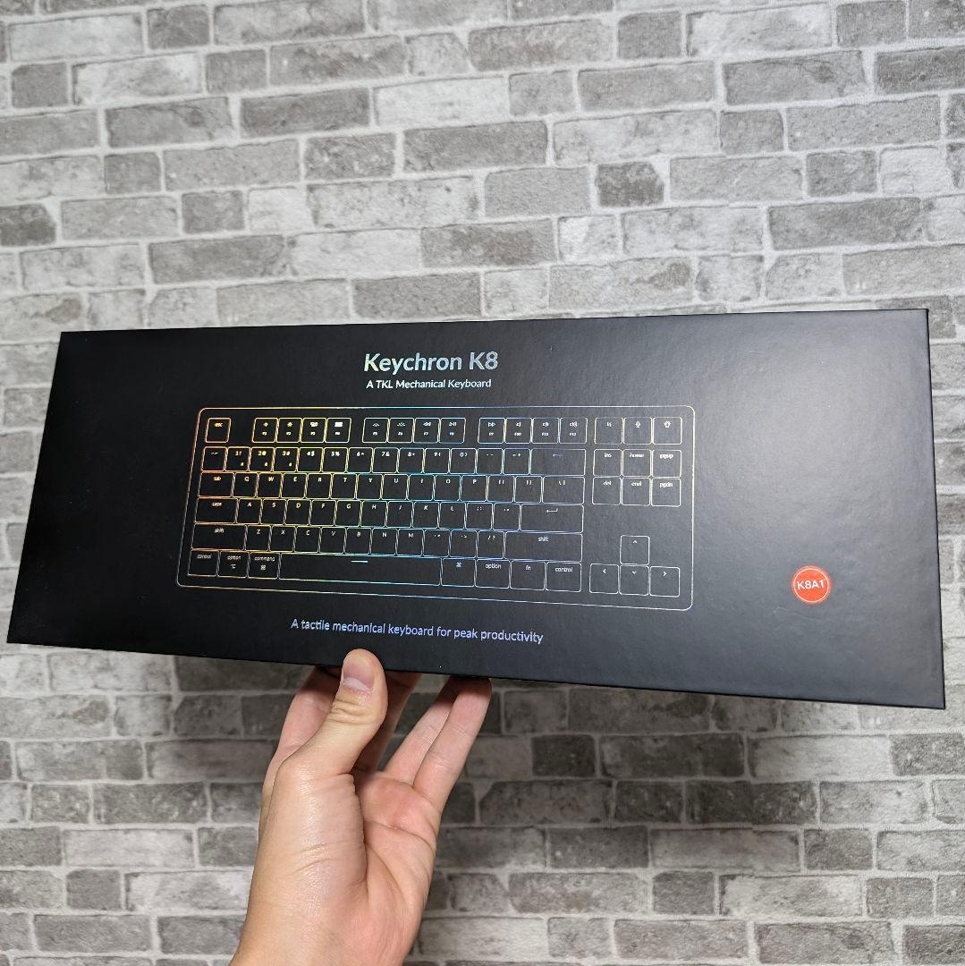 Keychron K8 US配列 赤軸 White LED K8A1