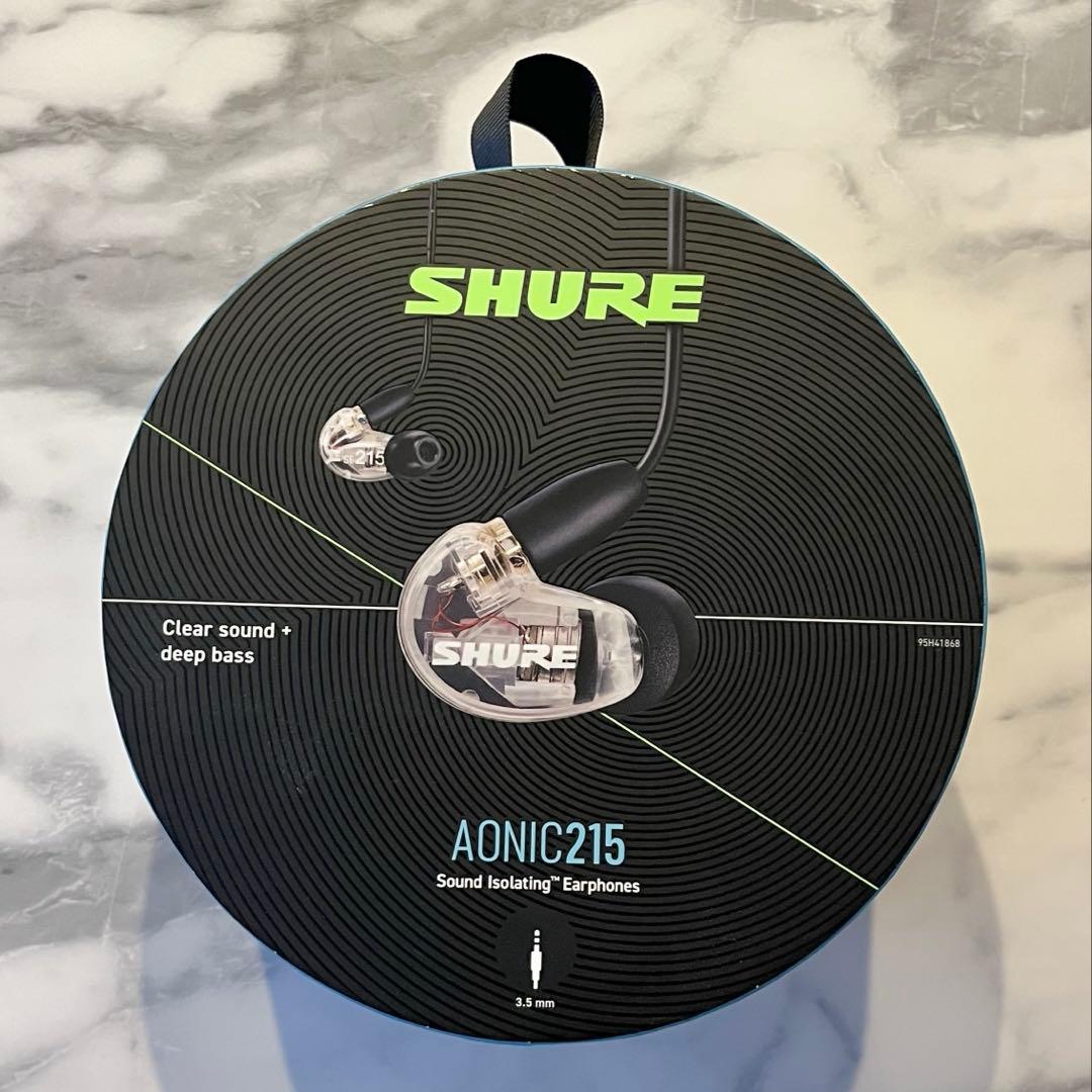 【土日限定セール】SHURE イヤホン AONIC 有線 マイク付き 2点セット