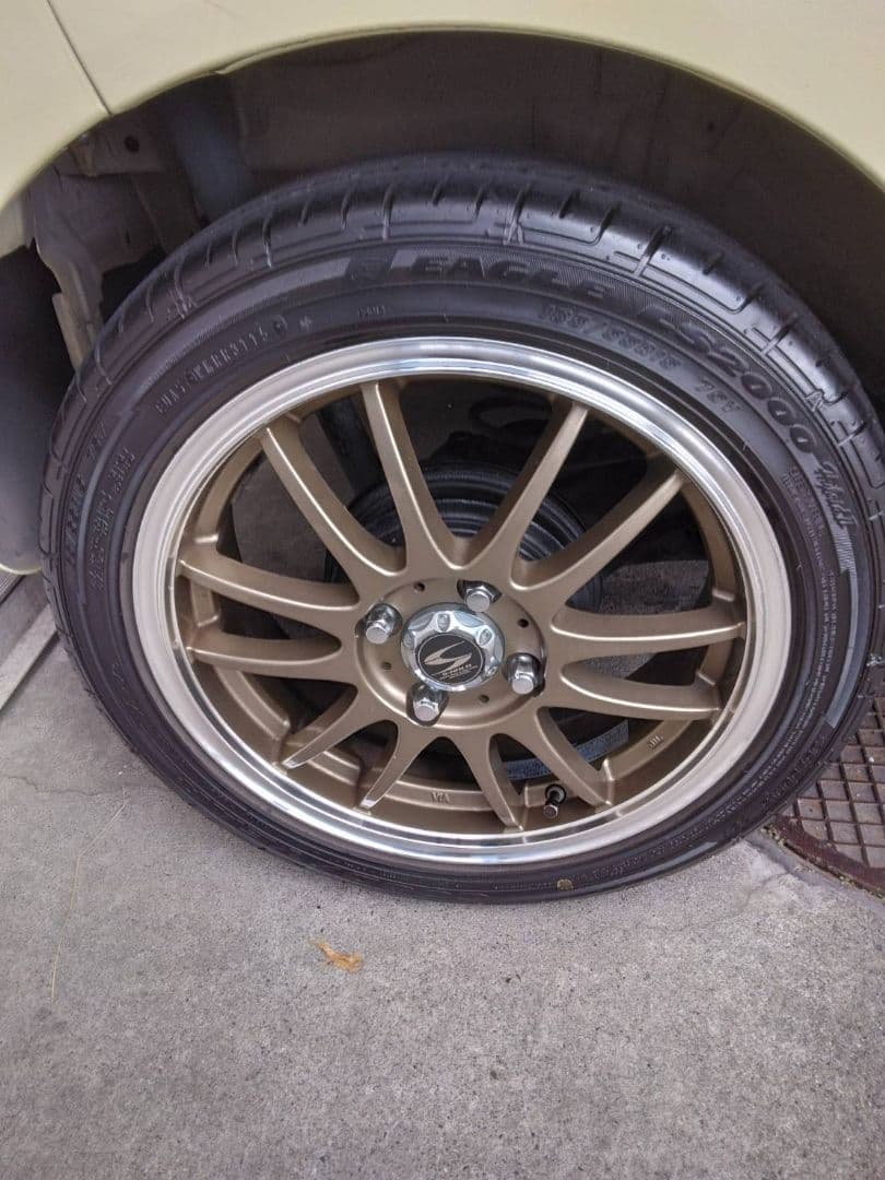 15インチタイヤ ホイール4本セット グッドイヤー165/55r15　軽自動車