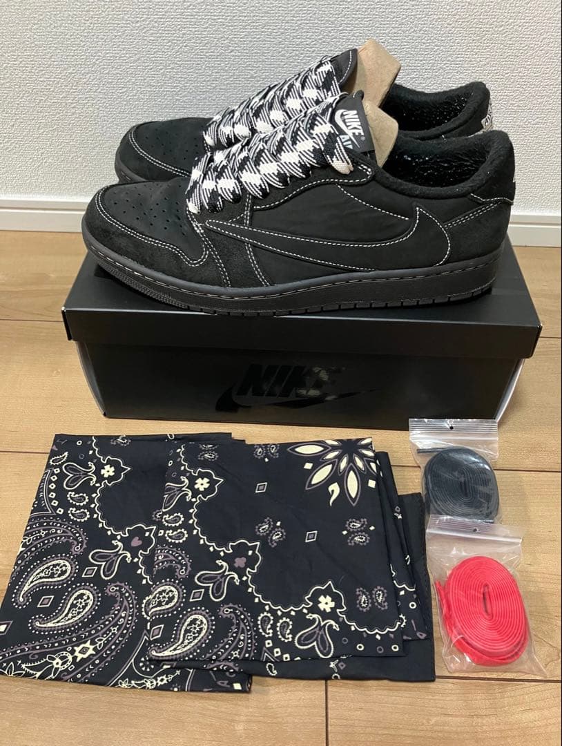 u*8様 Travis Scott × Nike Air Jordan 1 Lo