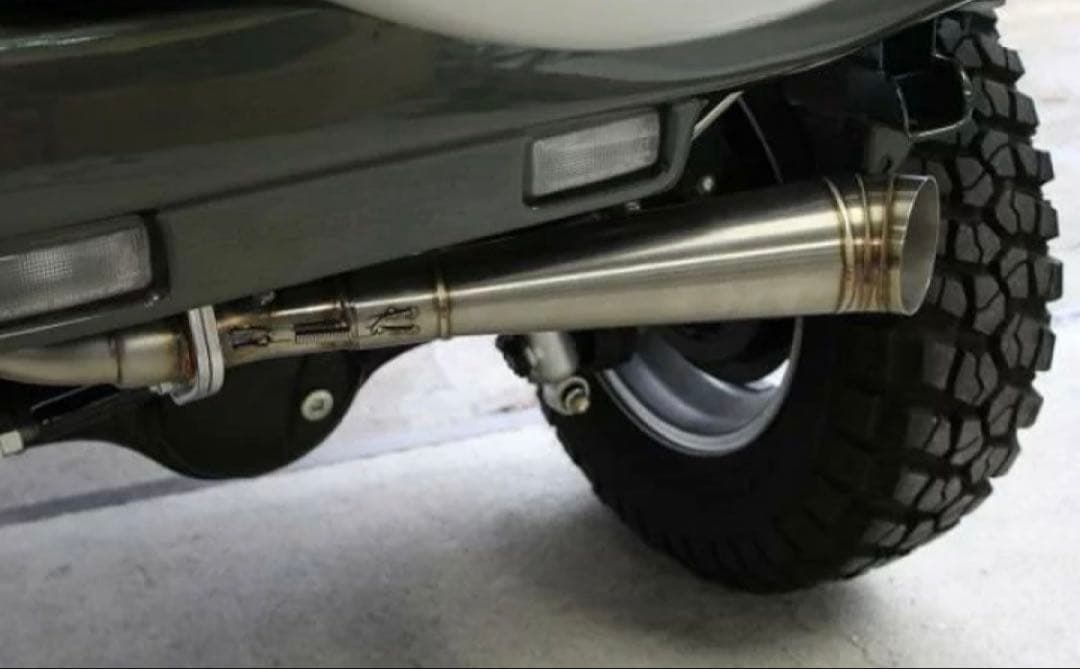 専用Bluefin スズキ ジムニー (JB23) 車マフラー メガホン