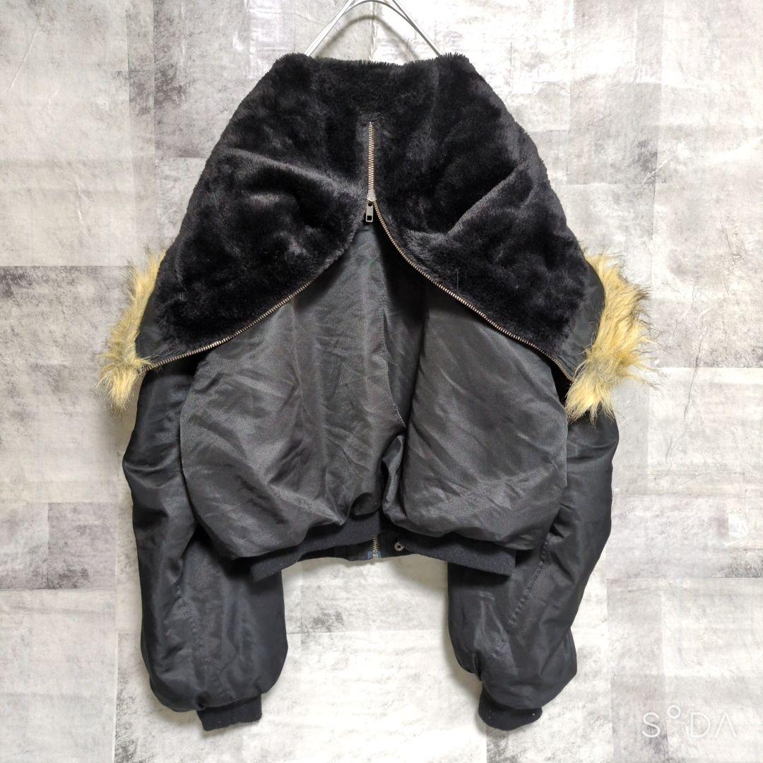 【ブラウニースタンダード】フライトジャケット N2B Y2K ブラックMA-1